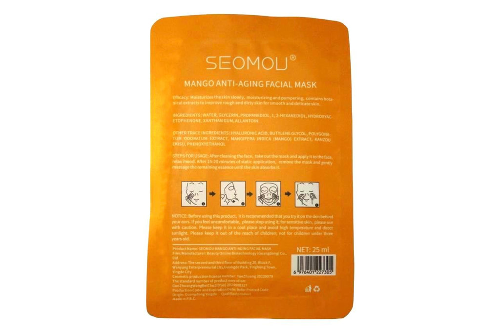 SEOMOU Korean Mango Face Mask 25ml